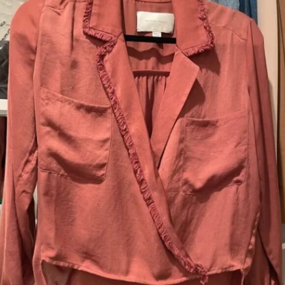 BRICHU WALKER Fringed Blouse Sz XS - Picture 2 of 9